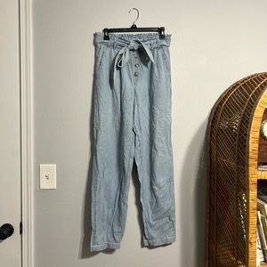 American Eagle Paperbag Denim Pants